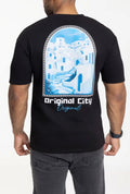 T-shirt Grèce Noir
