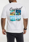 T-shirt Miami Blanc