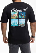 T-shirt 4 Pays - Le Caire, Tokyo, Dubai, Istanbul
